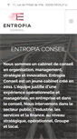 Mobile Screenshot of entropia-conseil.com